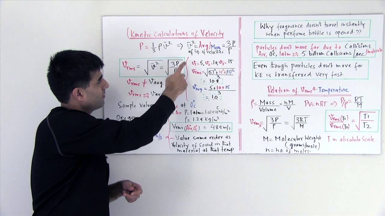 Theory and Root Mean Square Velocity (Hindi