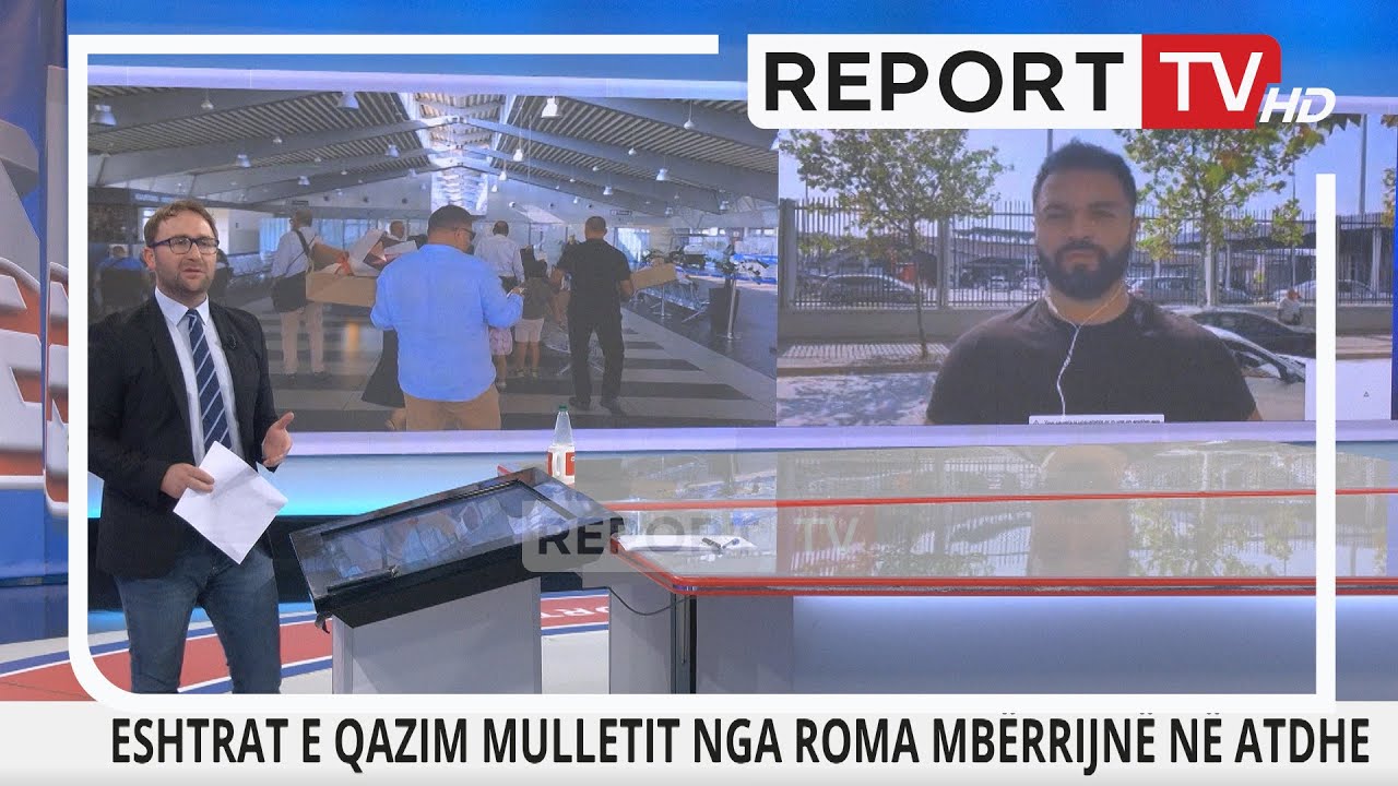 Report TV -Mbërrijnë në Atdhe nga Roma eshtrat e ish-prefektit të Tiranës Qazim Mulletit!