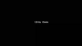 131 Hz 15min sine sound wave