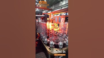 Automatic bottle blowing machine produces high appearance level PET square bottles for beverages