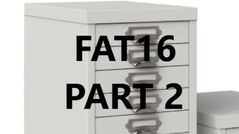 The FAT16 File System Part 2, How to Convert Hexadecimal to Binary, No Calculator, Calculate Date