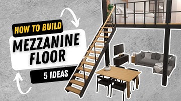 How to build mezzanine floor with Planner 5D? 5 options to choose from...