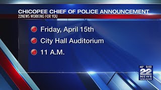 New chief of police to be announced in Chicopee City Hall