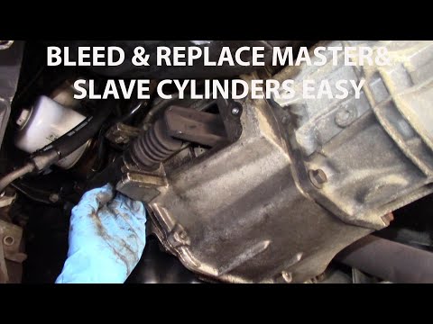 How to Bleed and Replace a Clutch Master and Slave cyllnder !