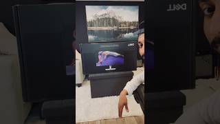 Dell u3225qe Monitor #dell #techessentials #techie #studio #setup #unboxing #asmr #gaming