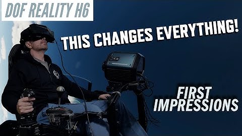 Motion is a Game Changer! DOF Reality H6 Motion Simulator First Impressions in iRacing and DCS