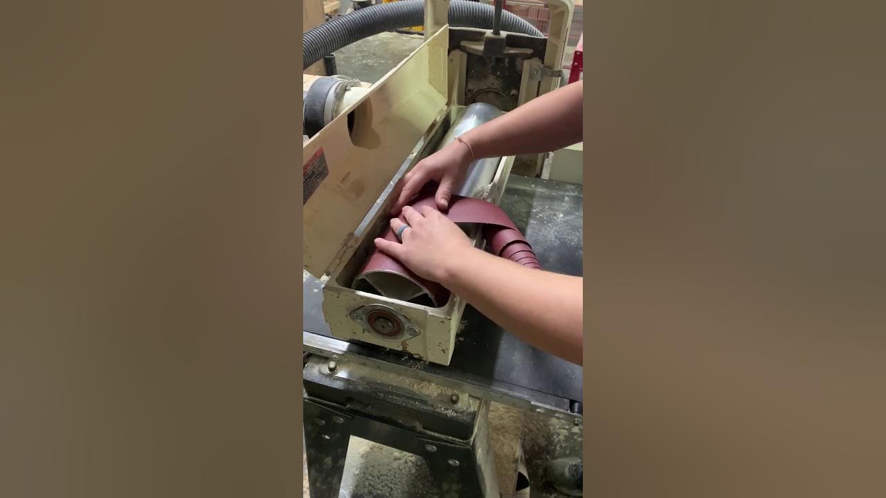 Replacing Drum Sander Paper YouTube