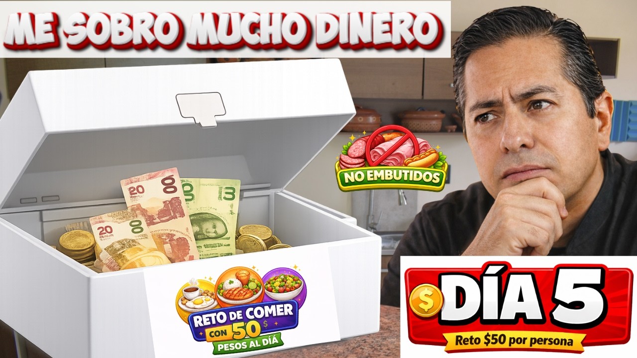 ¿Cómo Me Sobró Dinero con Solo $50? | Día 5