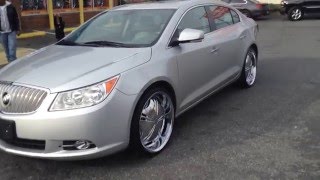 2010 Buick Lacrosse rolling out of Rimtyme of Charlotte sitting on 22" Massa (52)