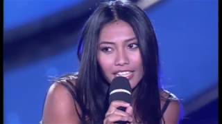 Anggun a Padova canta Snow on the Sahara 1999