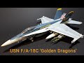 Academy USN F/A-18C Super Hornet  VFA-192 'Golden Dragons' 1/72 build 아카데미 호넷 골든드레곤즈 프라모델 조립