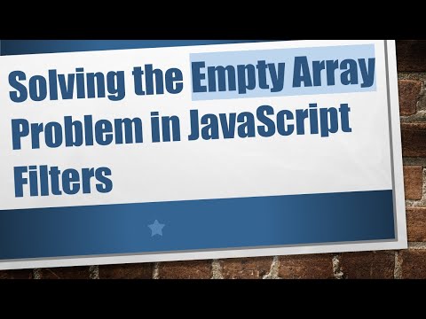 Solving the Empty