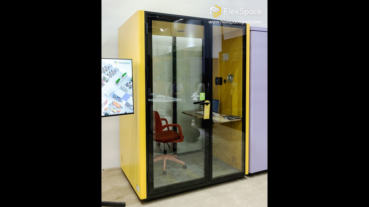 FlexSpace 2026 CIFF Exhibition soundproof Office pod W Pod - YouTube