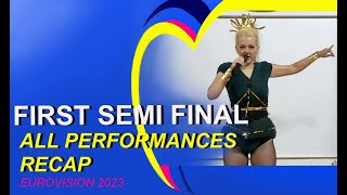 Eurovision 2023 Recap - First Semi Final - by ALRUV | Eurovision 2023 Dance Cover and Parody