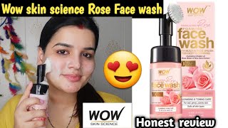 Wow Himalayan Rose foaming Facewash || 15 days usage || Honest review || Mjbeautyandtips