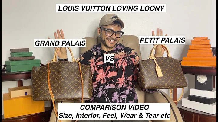 Louis Vuitton Comparison - Grand vs Petit Palais - Size/Wear/Mod Shots/Style/What fits New V Used