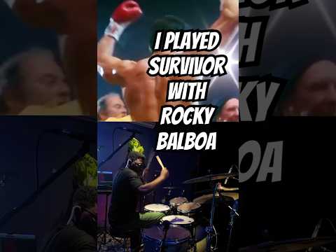 Drummer Reacts to Rocky | Epic Eye of the Tiger Drum Cover #eyeofthetiger #Survivor #rockybalboa