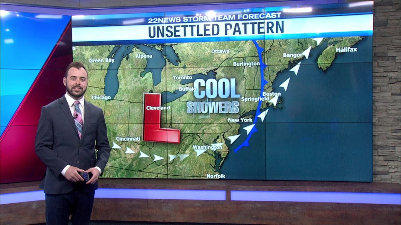 Unsettled weather pattern to continue into the weekend - YouTube