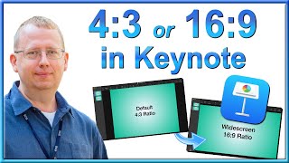 How to change SLIDE SIZES  in Apple's Keynote  - 1 Minute Tip