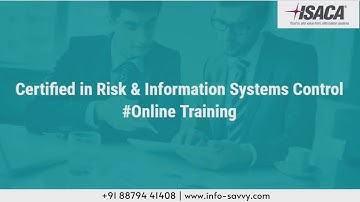 Certified in Risk and Information Systems Control | CRISC | Infosavvy