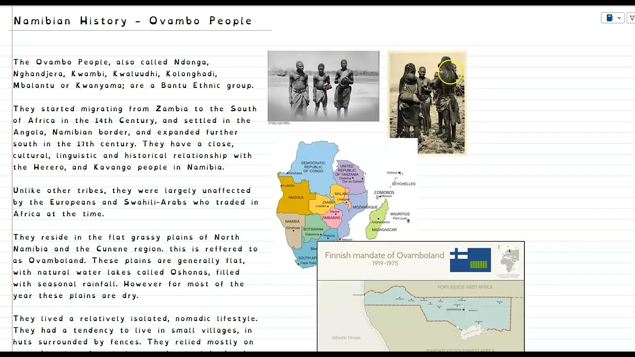 Namibia - History of the Ovambo