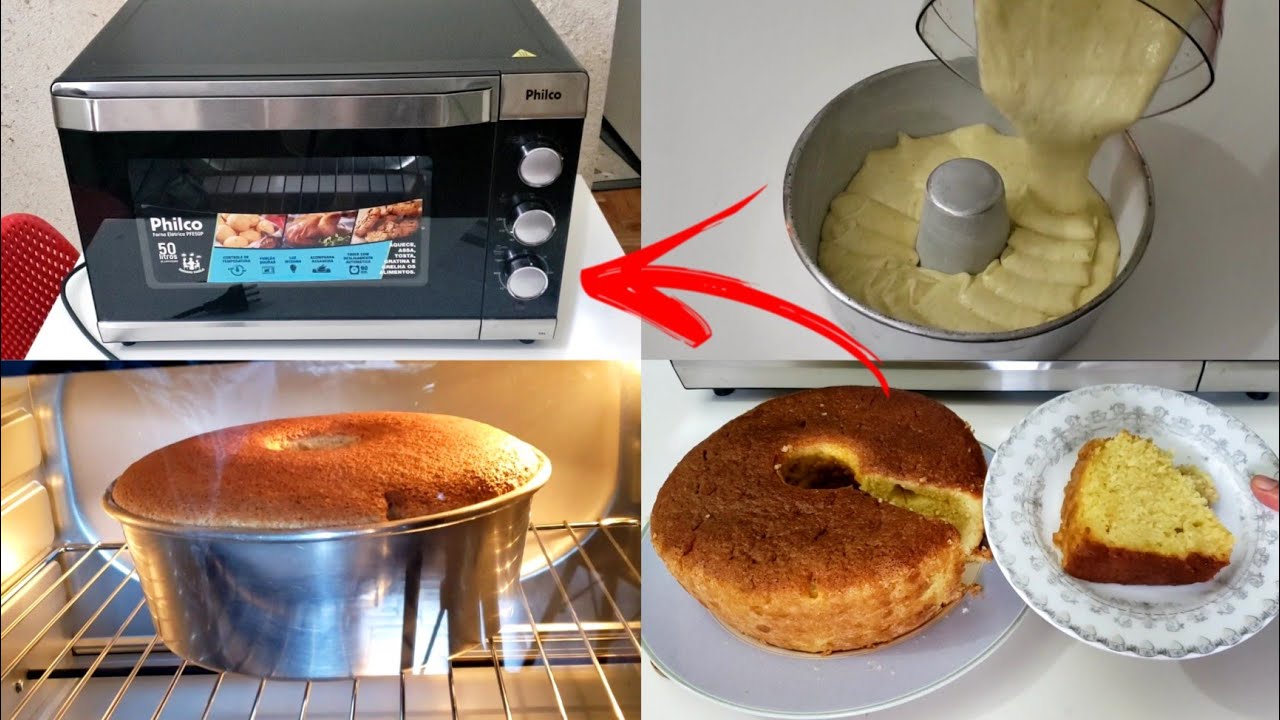 Resenha do Forno Elétrico Philco 50Litros + TUTORIAL 1° uso (Fiz um BOLO de LARANJA maravilhoso)