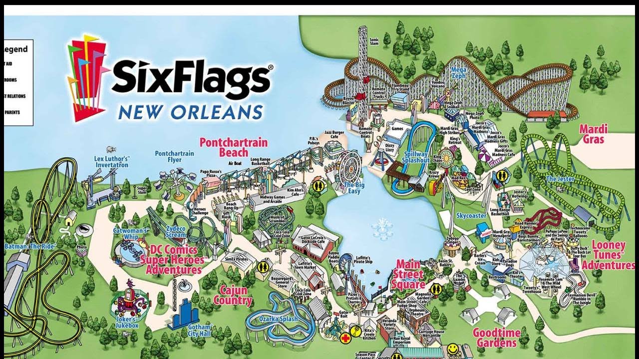 Abandoned Six Flags New Orleans 2024 (legal exploration)