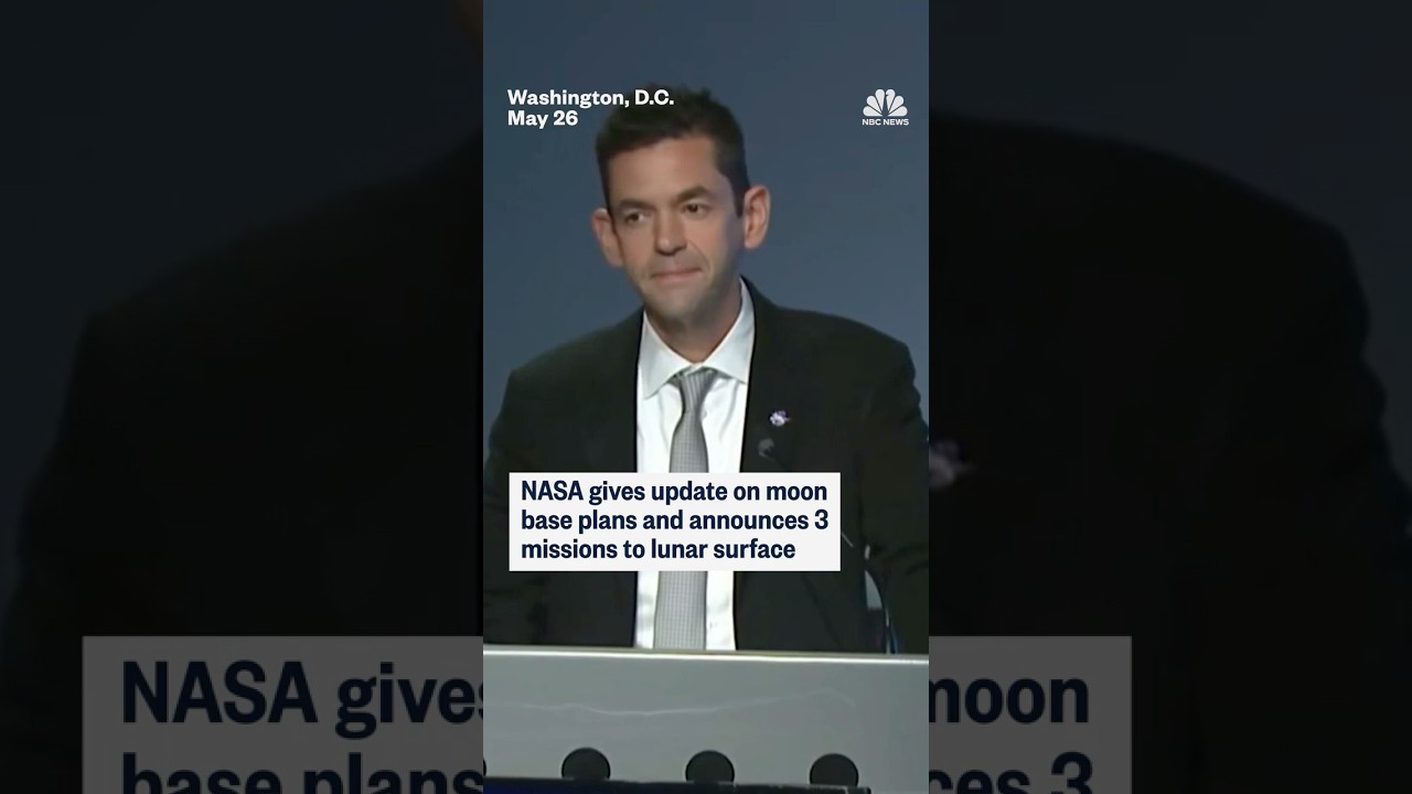 NASA gives update on moon base plans and announces 3 missions to lunar surface NASA gives update on moon base plans and announces 3 missions to lunar surface
