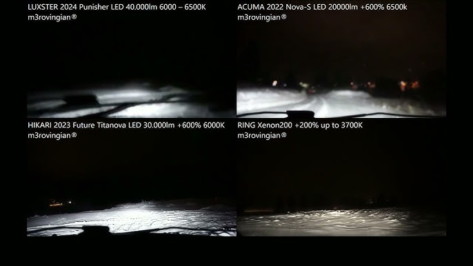 OSRAM NIGHT BREAKER 200 vs HIKARI ACME-X LED on Rain 