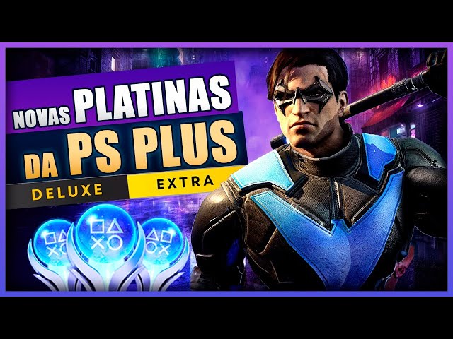 PLATINAS DA PLAYSTATION PLUS EXTRA E DELUXE - OUTUBRO 2023 