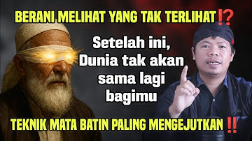 Begini cara membuka mata batin yang ampuh dan aman‼️