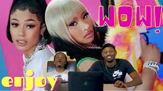 Coi Leray \& Nicki Minaj - Blick Blick! (Official Video) Reaction!!!