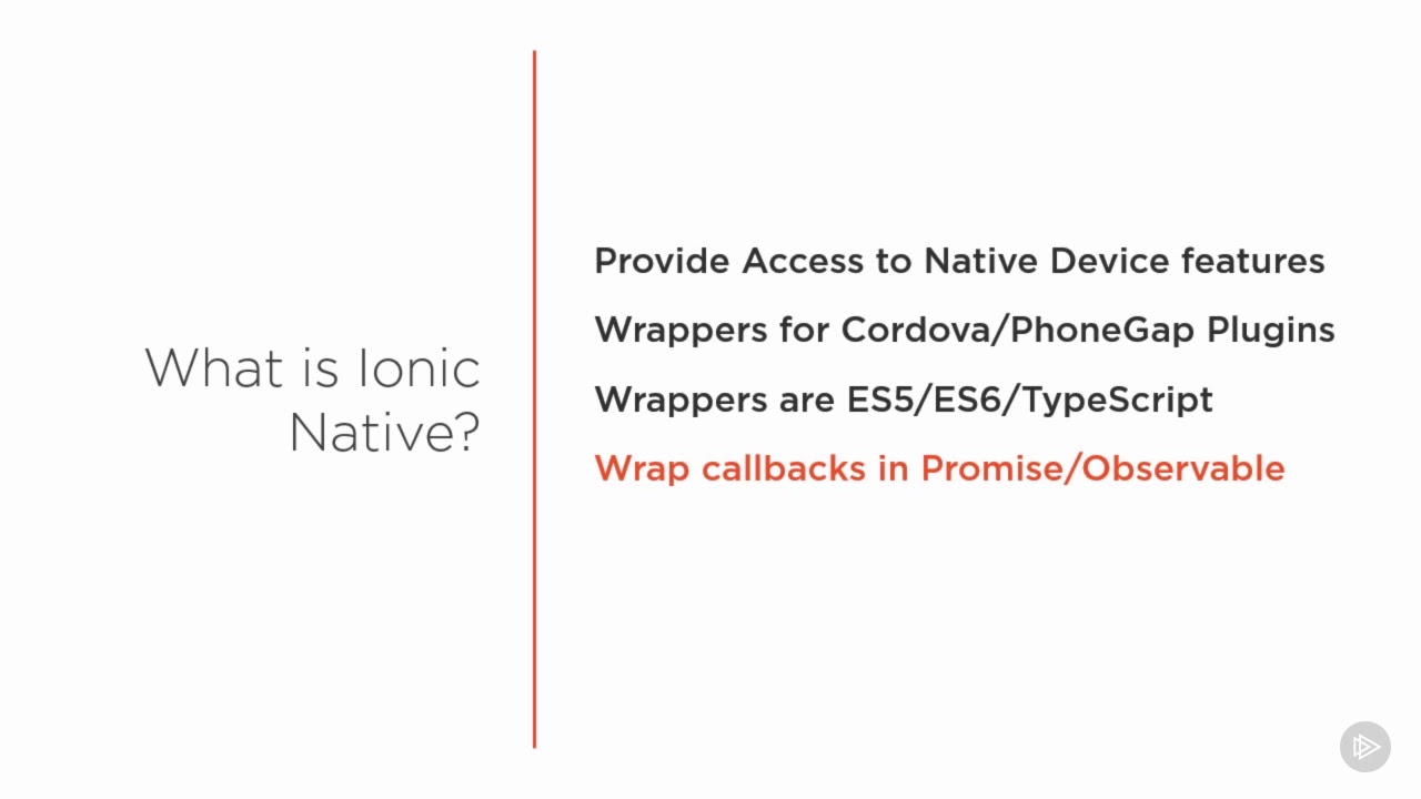 Ionic tutorials 2 35 What Is Ionic Native - YouTube