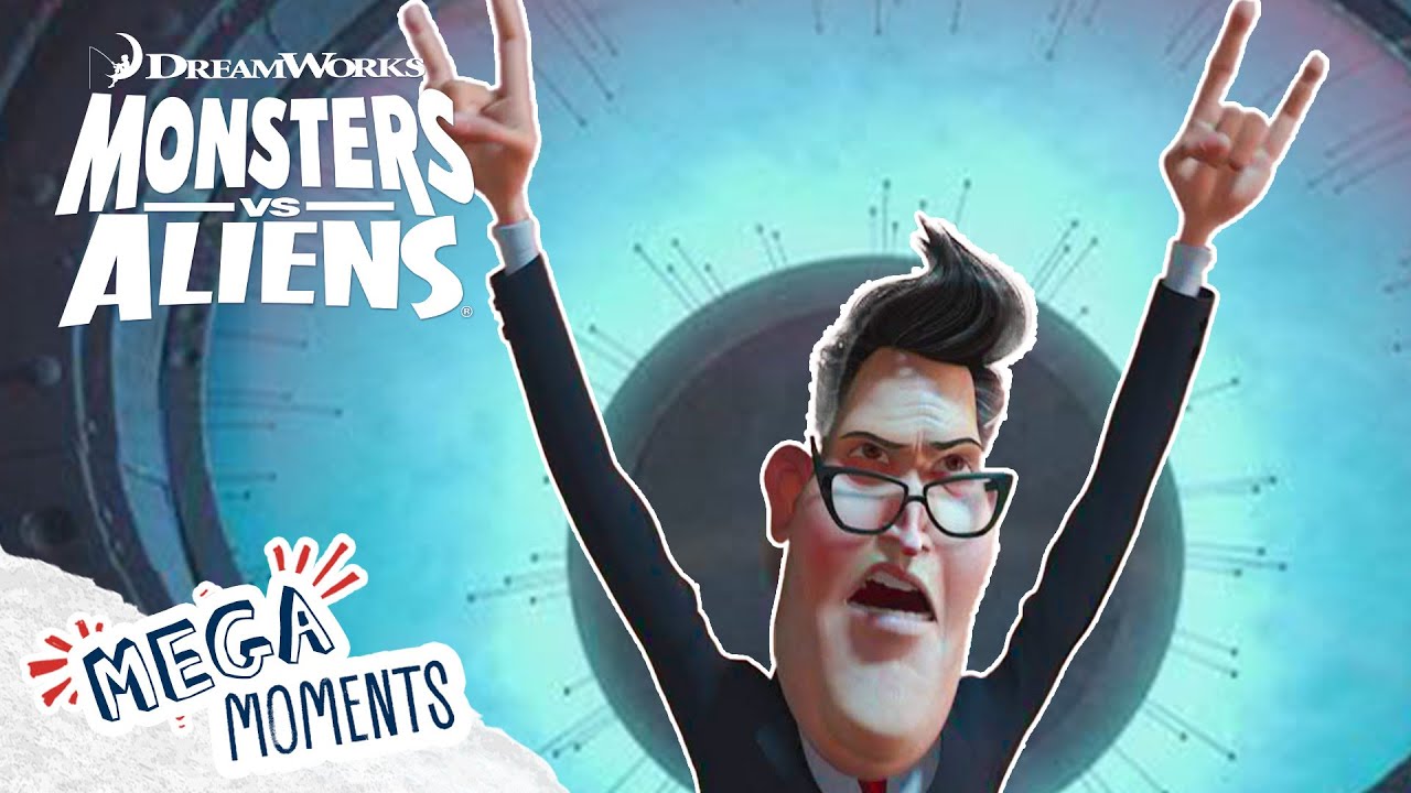 Performing For Aliens!? 👽 | Monsters VS Aliens | Mega Moments