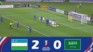 Uzbekistan U23 vs. Arab Saudi U23 [2-0] | Piala Asia AFC U23 2024 | Sorotan Pertandingan!