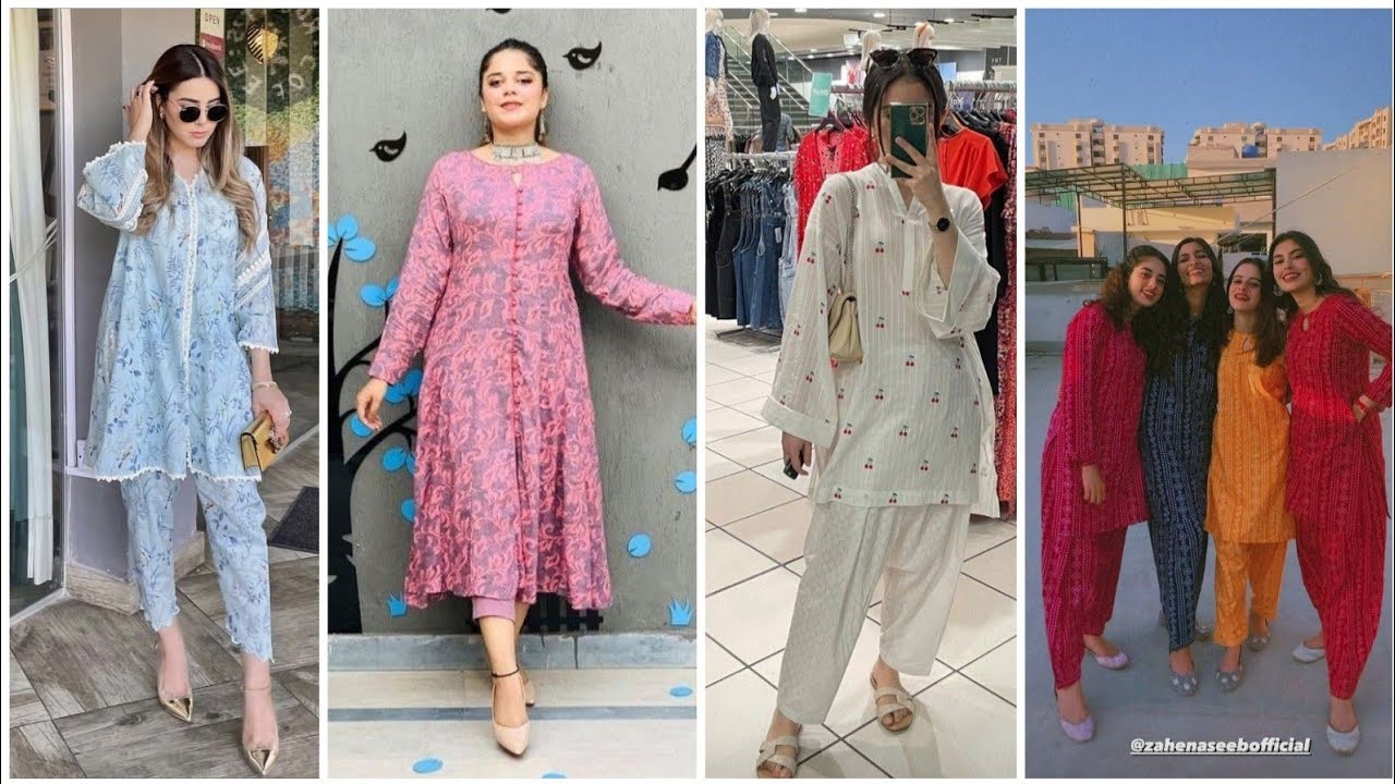 Casual Wear Lawn Cotton Summer Dress 