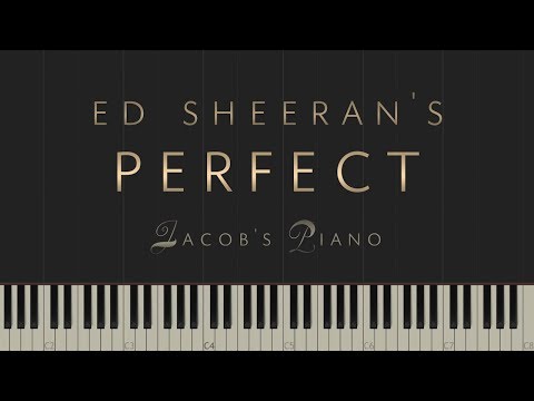 Ed Sheeran - "Perfect" \\ Jacob's Piano \\ Synthesia Piano Tutorial