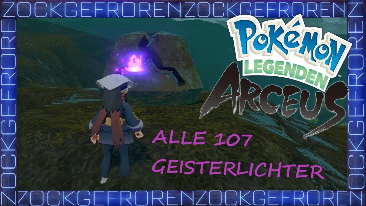 Alle 107 GEISTERLICHTER [ Fundorte und Belohnung ] KRYPPUK - POKEMON-LEGENDEN: ARCEUS