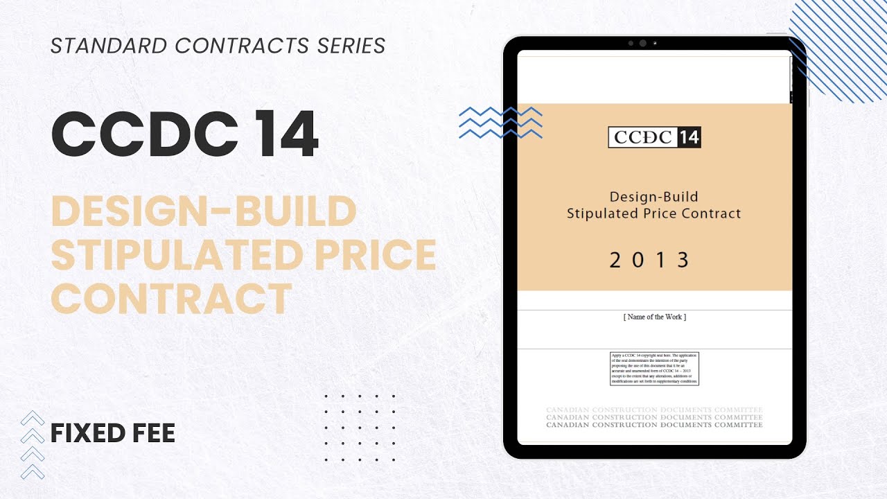 CCDC 14 Design-Build Contract Explained