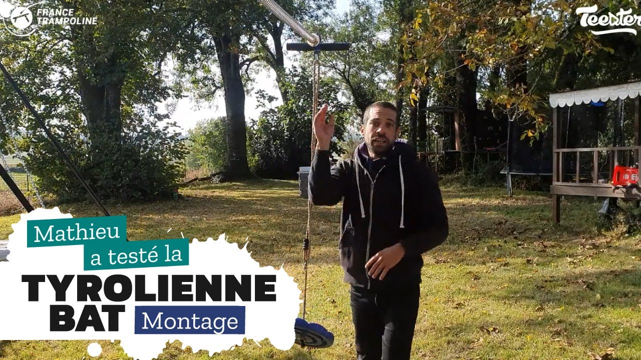 Kit tyrolienne enfant  Jeux extérieurs à installer dans votre jardin