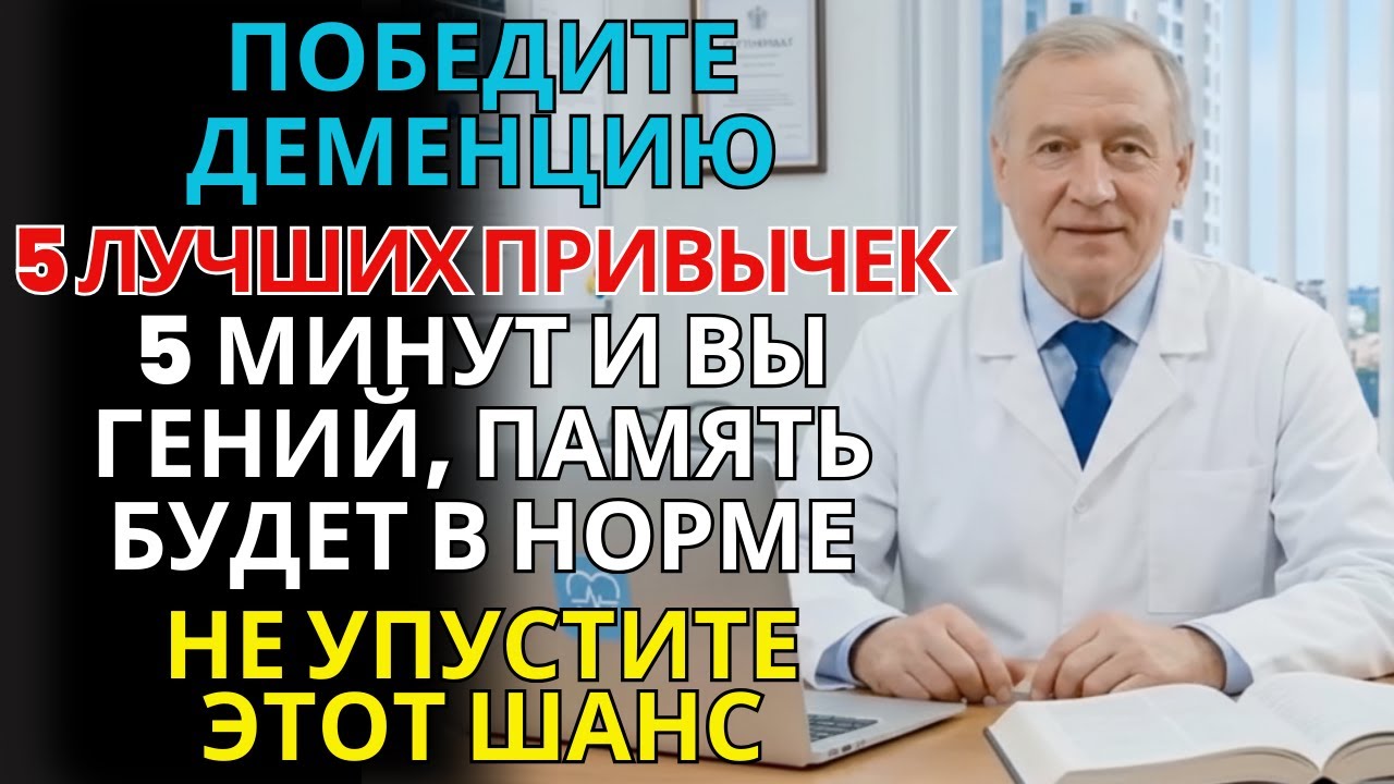 Никакой деменции! 5 особых секретов для сохранения памяти на всю жизнь | СЕРДЦЕ ЗДОРОВО