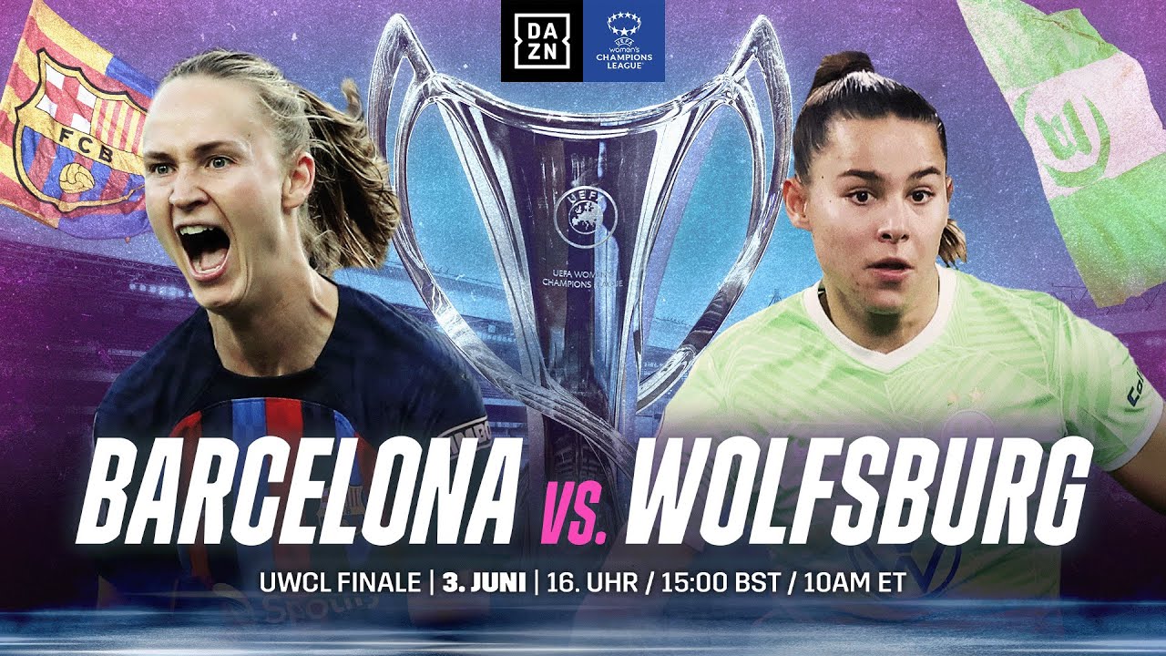 FC Barcelona - VfL Wolfsburg UEFA Womens Champions League Finale 2023 Ganzes Spiel