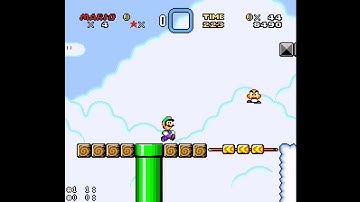 (SMW Custom Level) Spinblocks in the Sky