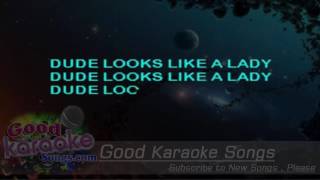 Dude -   Aerosmith (Lyrics karaoke) [ goodkaraokesongs.com ]