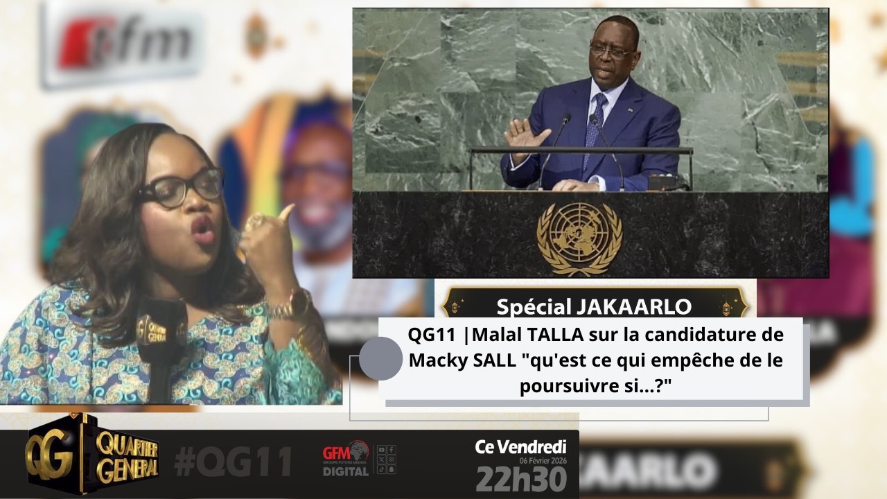 QG11 |  Réaction de Aïda sope Niang sur la candidature de Macky SALL à l'ONU 