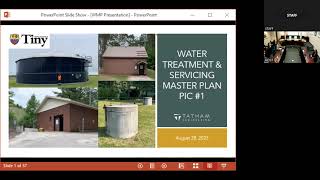 Township of Tiny Water Master Plan - Public Information Centre No. 1