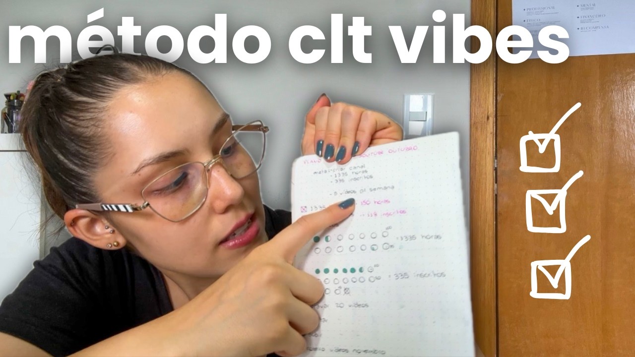 Como eu PLANEJO meus VÍDEOS no YOUTUBE (método simples para meu canal ser consistente sendo clt)