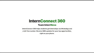 InternConnect 360 - Al-Based Internship Recommendation Engine for PM Internship Scheme