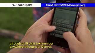 Deaf or Hard of Hearing Emergency Text Number - PSA