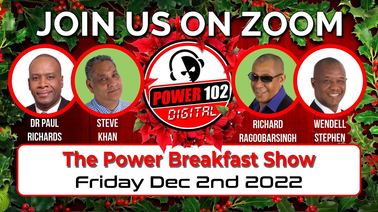 The Power Breakfast Show - Join Us via Zoom - Friday December 2nd 2022 ...